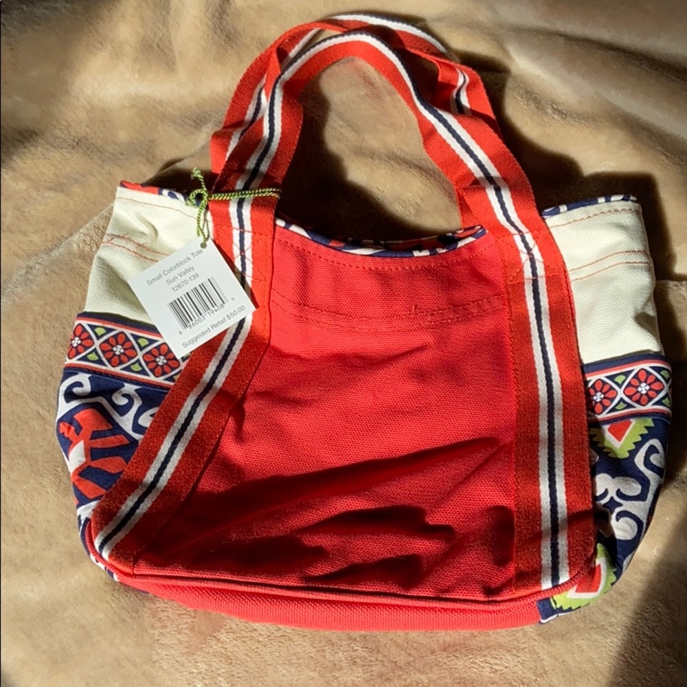 Vera Bradley small color lock tote sun valley